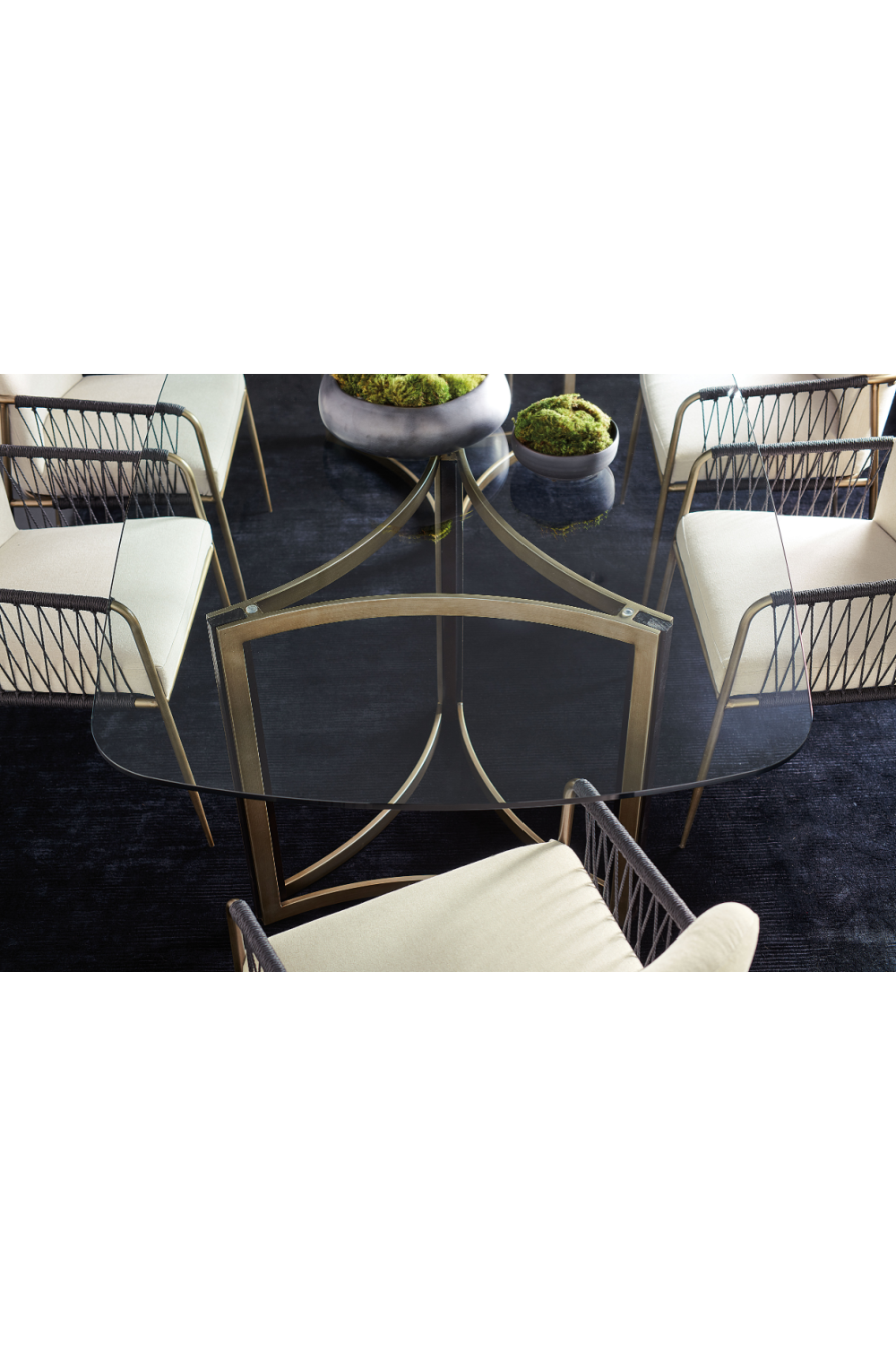Black Cord Detail Dining Armchair | Caracole Remix | Caracole.eu.com