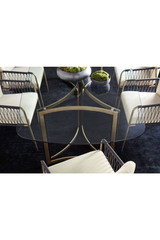 Black Cord Detail Dining Armchair | Caracole Remix | Caracole.eu.com