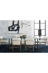 Black Cord Detail Dining Armchair | Caracole Remix | Caracole.eu.com