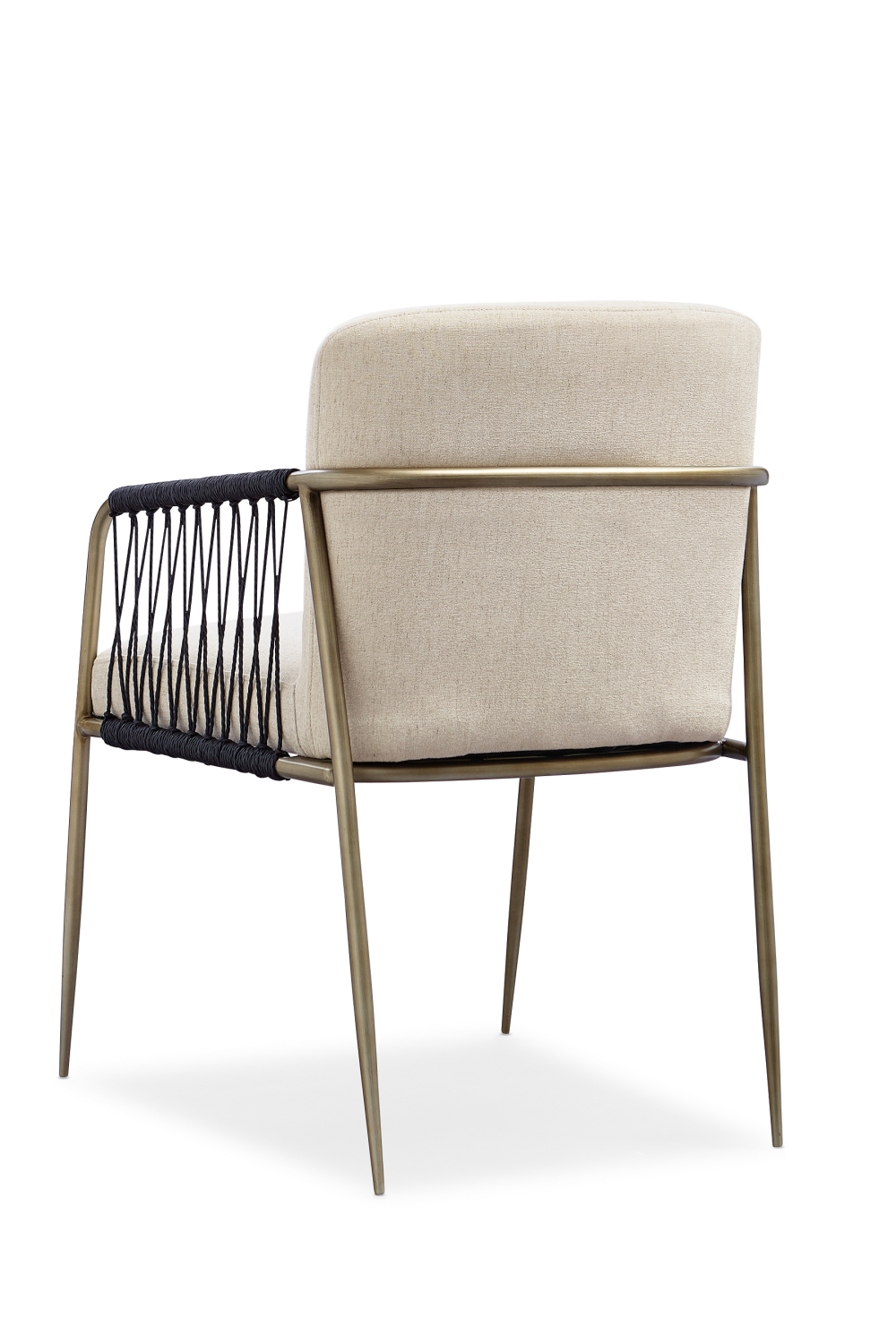 Black Cord Detail Dining Armchair | Caracole Remix | Caracole.eu.com