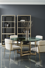 Black Cord Detail Dining Armchair | Caracole Remix | Caracole.eu.com