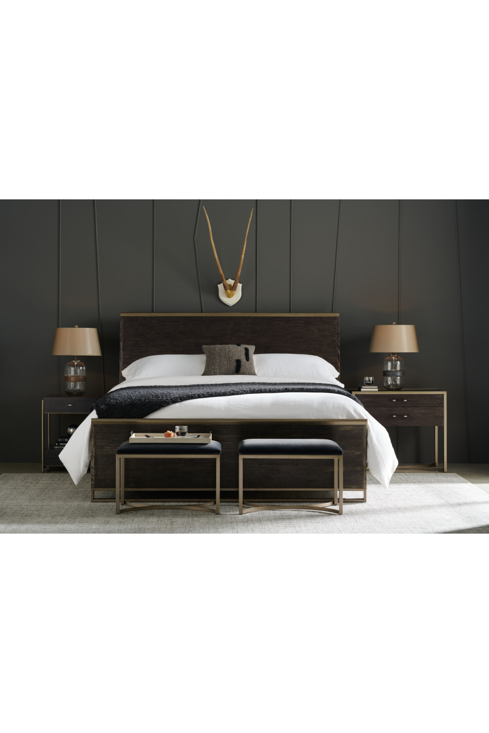 Cerused Oak Bed | Caracole Remix Wood | Caracole.eu.com