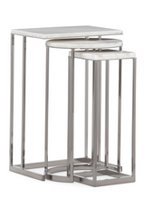 Plated Nickel Nesting End Table (3) | Caracole Exposition | Caracole.eu.com