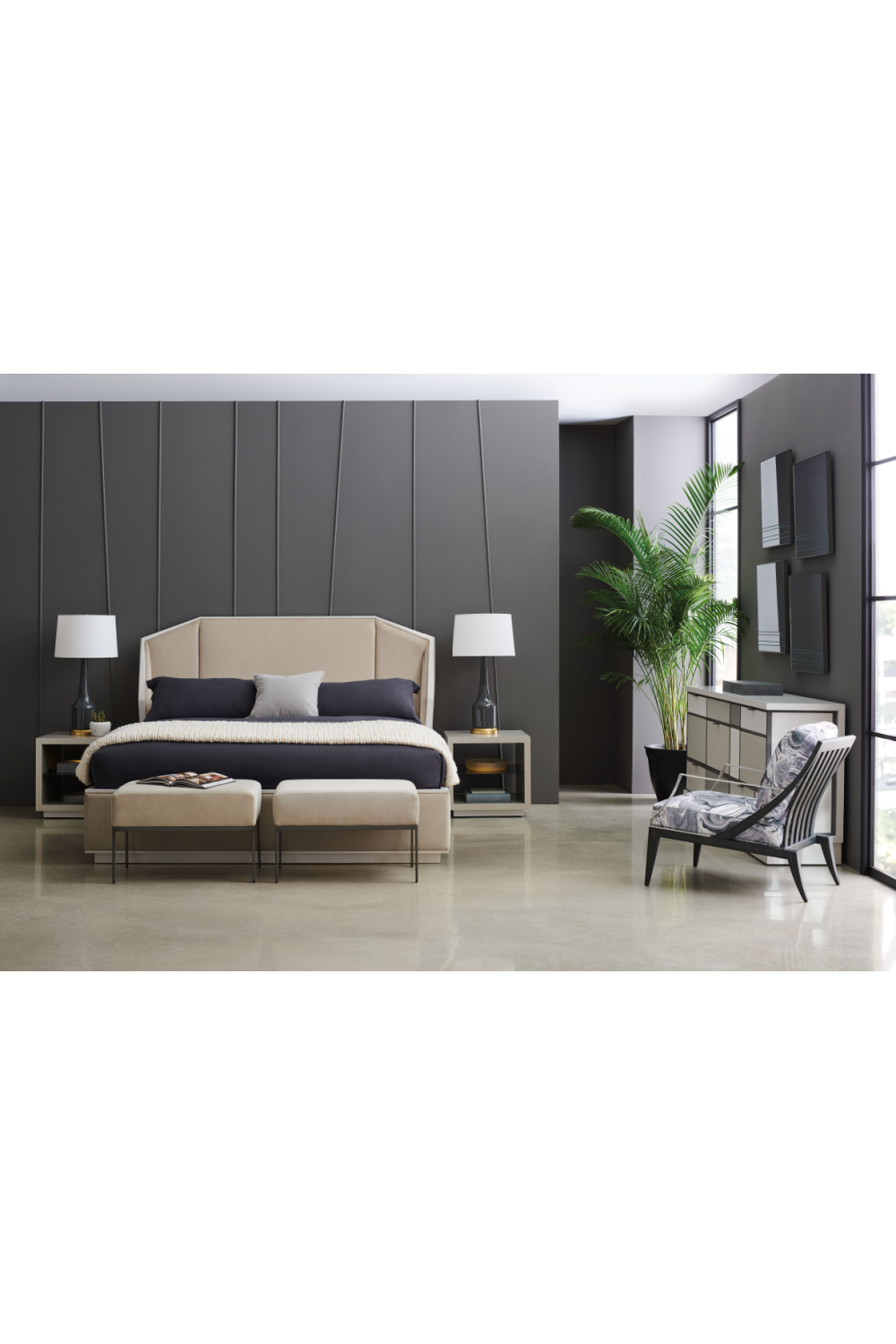 Beige Bed Bench | Caracole Expressions | Caracole.eu.com