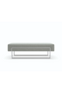 Gray Velvet Modern Bench | Caracole La Moda | Caracole.eu.com