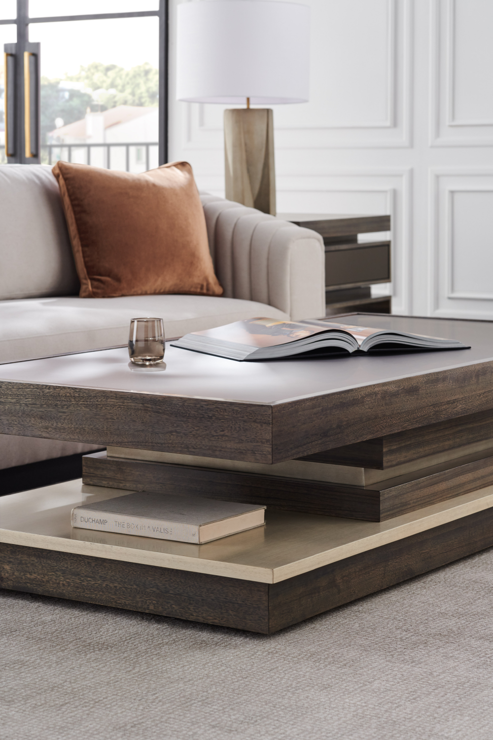 Tiered Wooden Coffee Table | Caracole La Moda | Caracole.eu.com