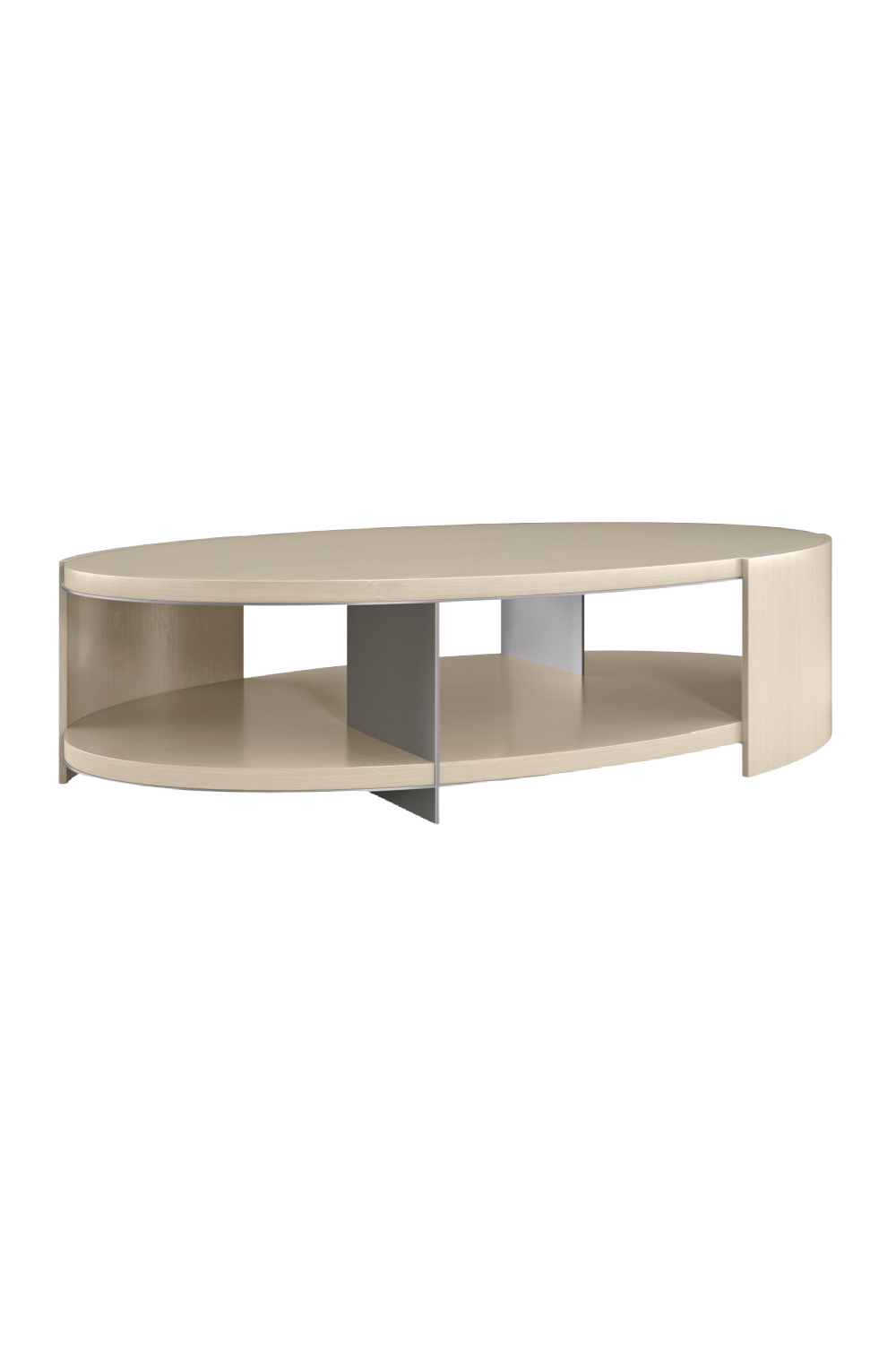 Oval Cream Cocktail Table | Caracole Da Vita | Caracole.eu.com