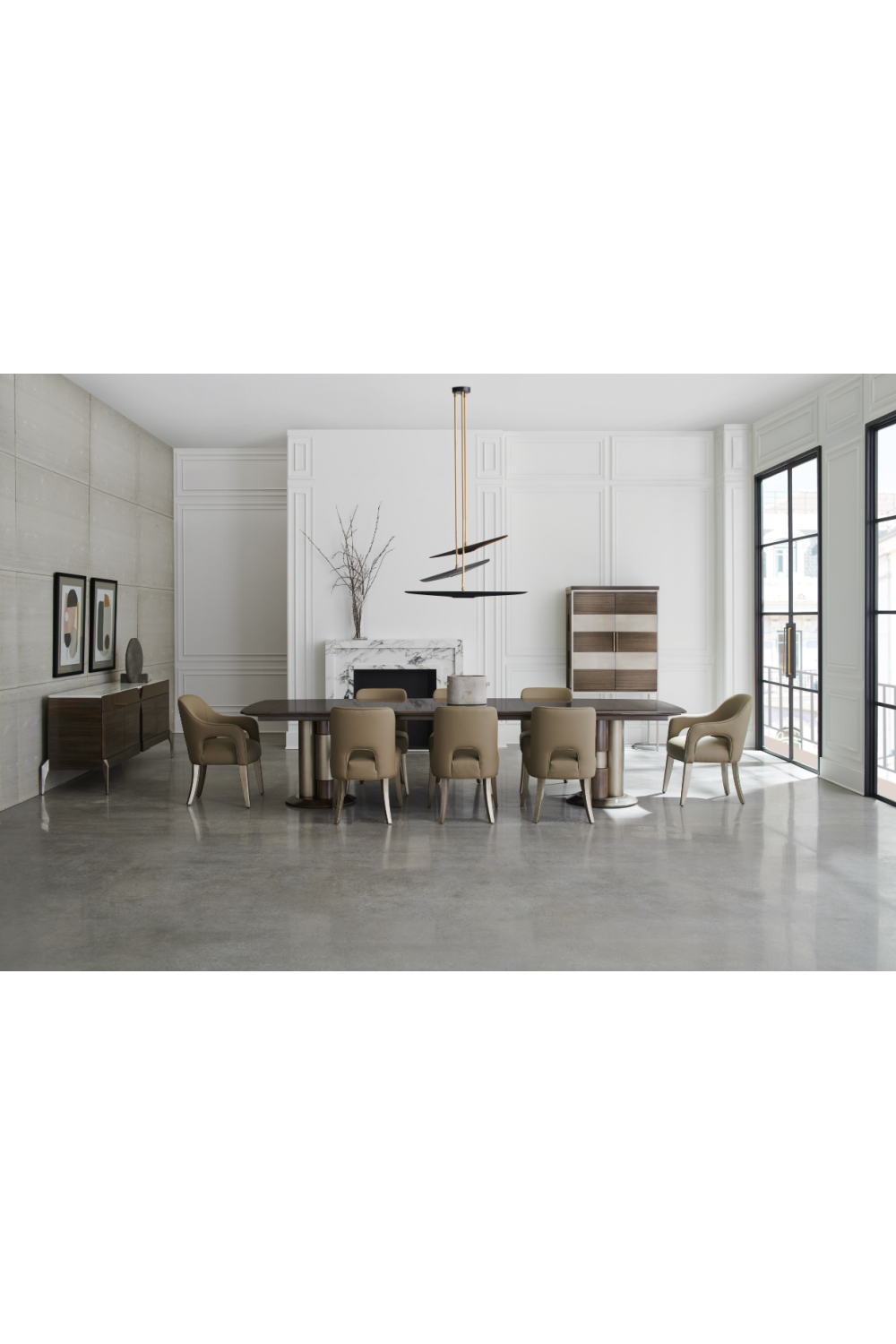 Metal Framed Modern Bar Cabinet | Caracole La Moda | Caracole.eu.com