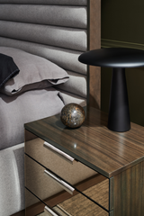 Gray Channeled Panel Bed | Caracole La Moda | Caracole.eu.com
