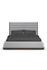 Gray Channeled Panel Bed | Caracole La Moda | Caracole.eu.com
