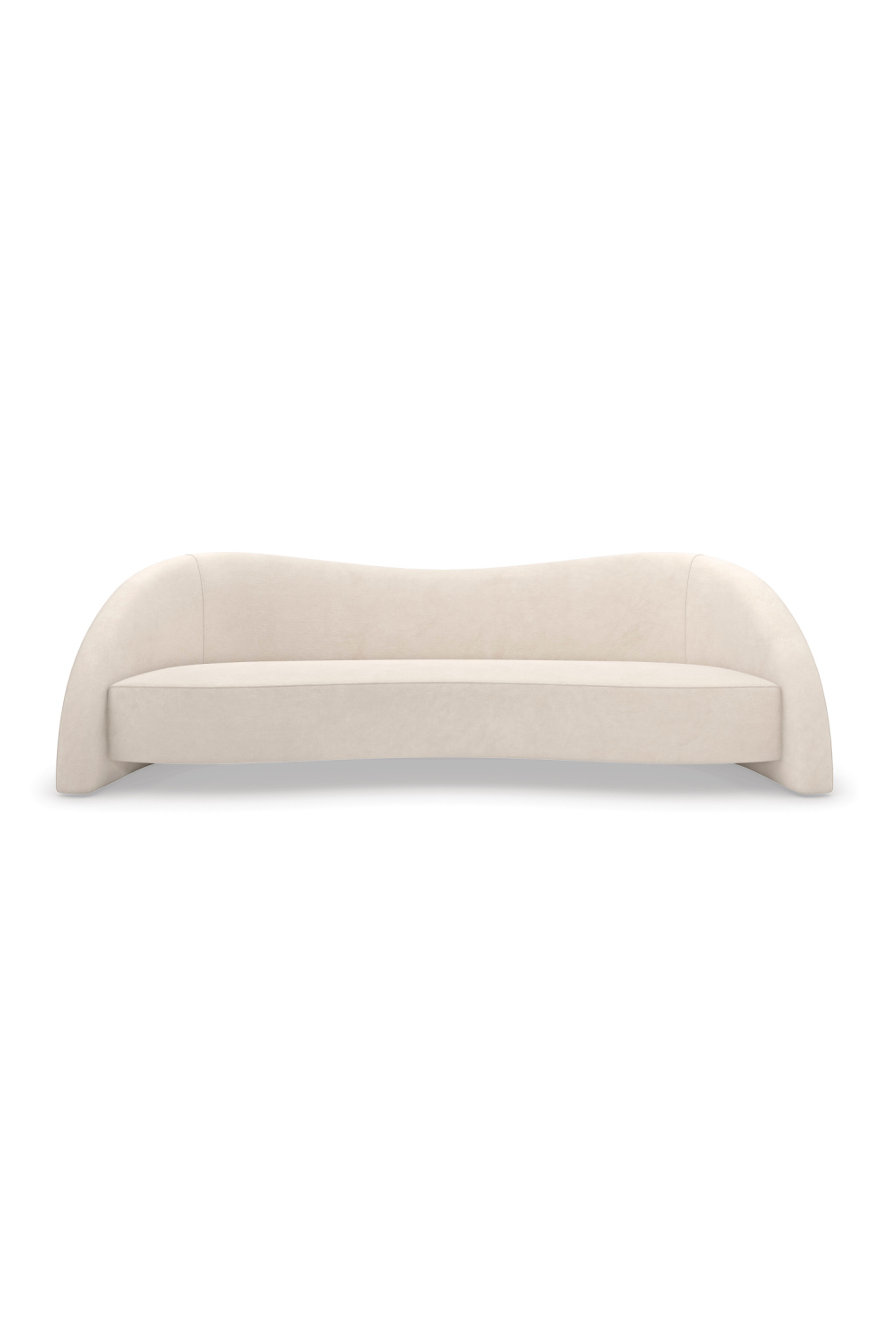 White Free-Form Sofa | Caracole Movement | Caracole.eu.com
