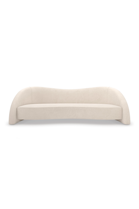 White Free-Form Sofa | Caracole Movement | Caracole.eu.com
