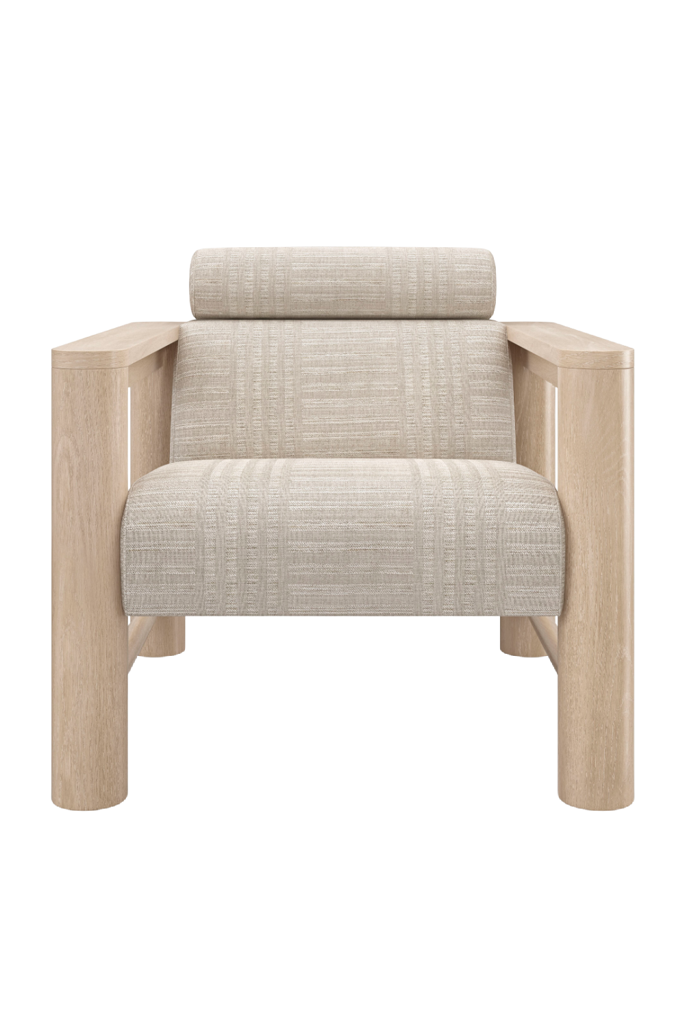 Oak Framed Lounge Chair | Caracole Unity | Caracole.eu.com