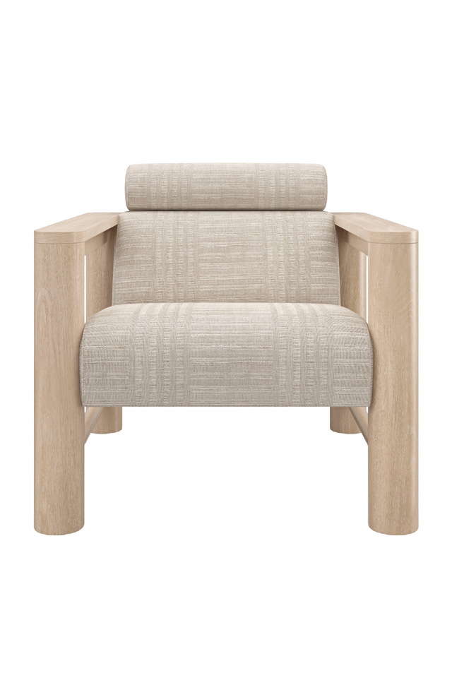 Oak Framed Lounge Chair | Caracole Unity | Caracole.eu.com