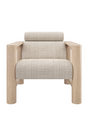 Oak Framed Lounge Chair | Caracole Unity | Caracole.eu.com