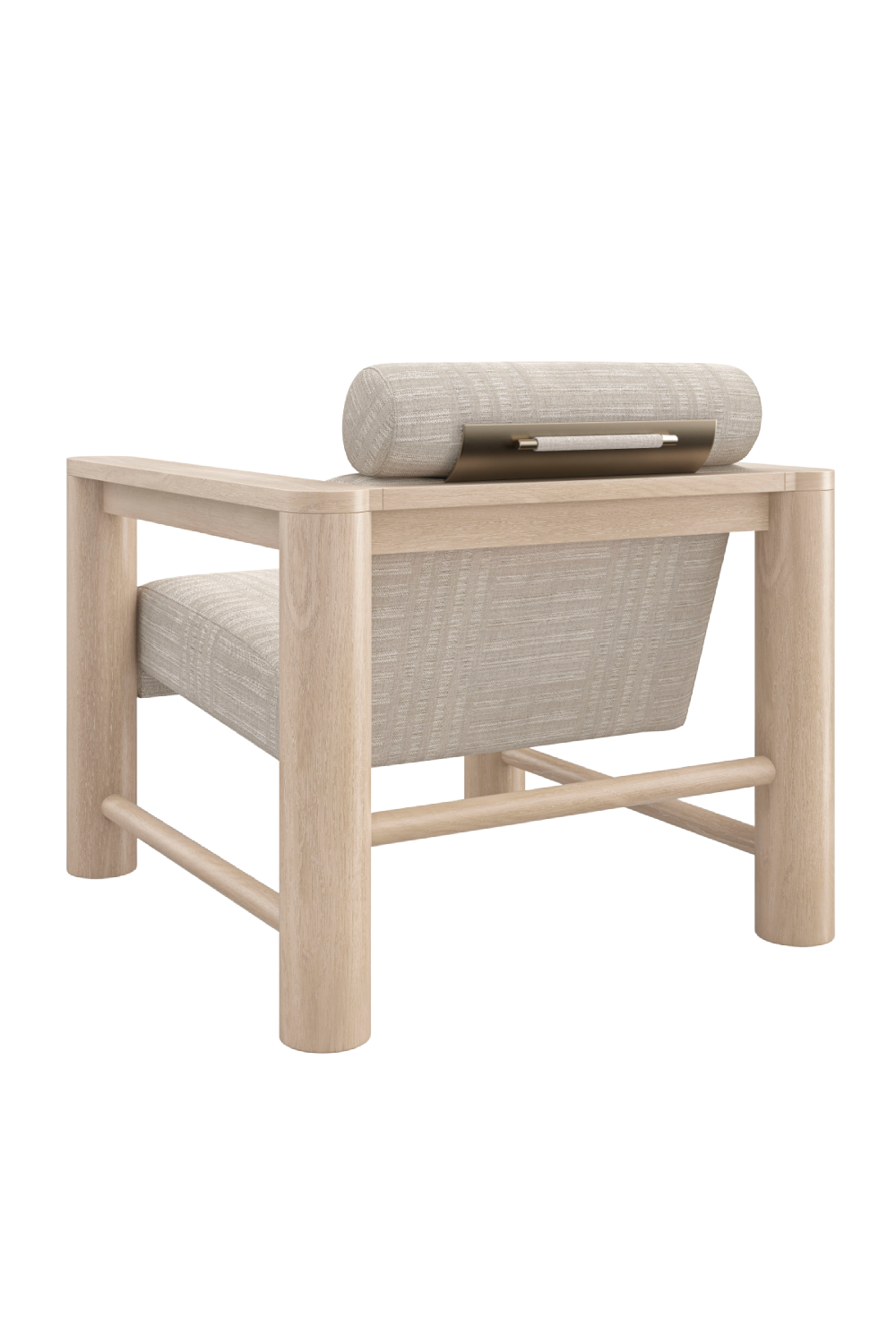 Oak Framed Lounge Chair | Caracole Unity | Caracole.eu.com