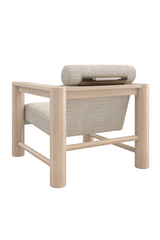 Oak Framed Lounge Chair | Caracole Unity | Caracole.eu.com