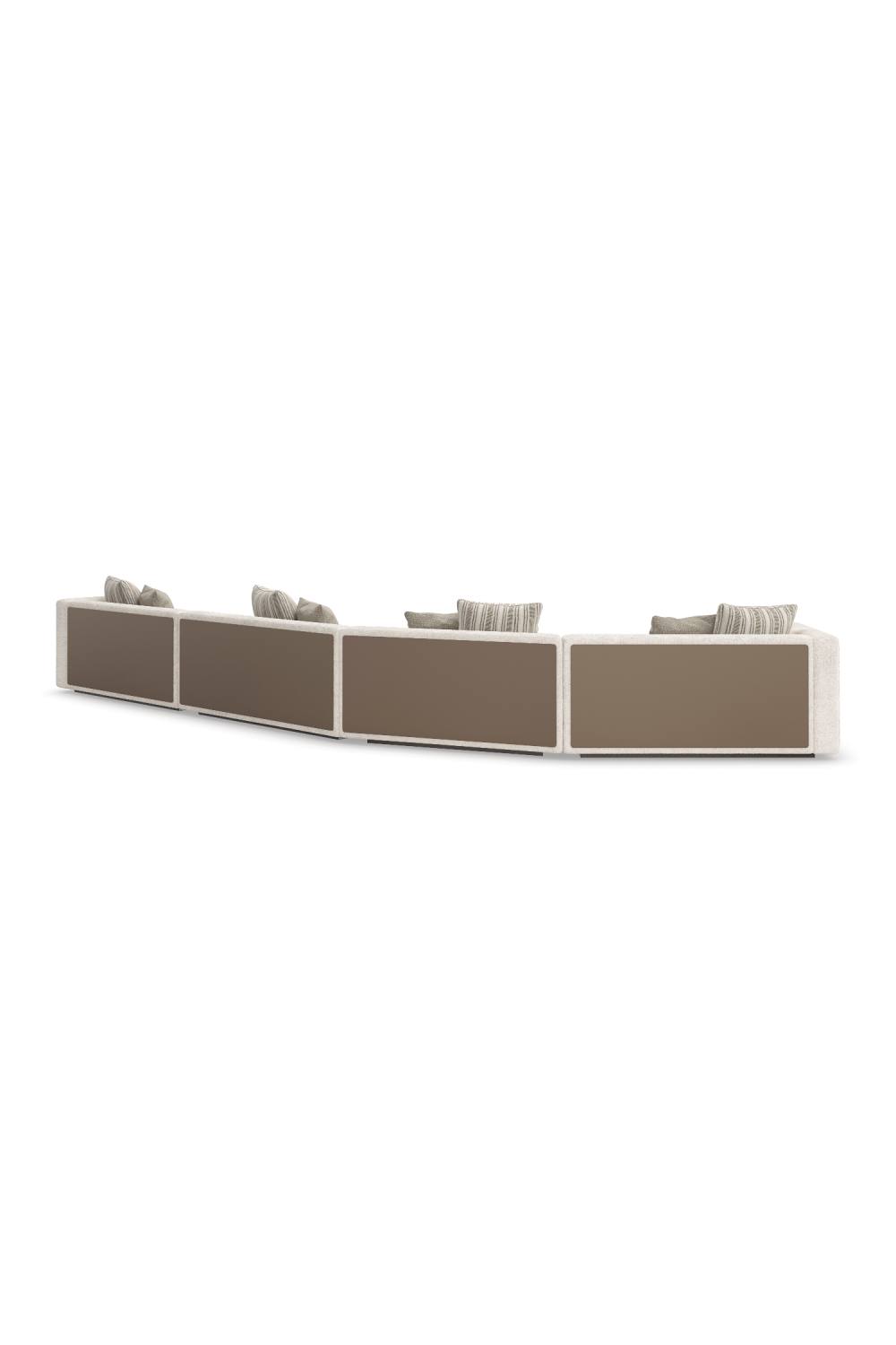 Cream Minimalist Sectional Sofa | Caracole Unity | Caracole.eu.com