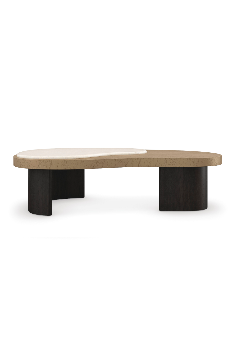 Cream Travertine Coffee Table | Caracole Contrast | Caracole.eu.com