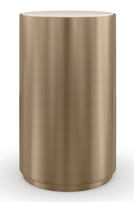 Gold Pillar Spot Table | Caracole Contrast Light | Caracole.eu.com