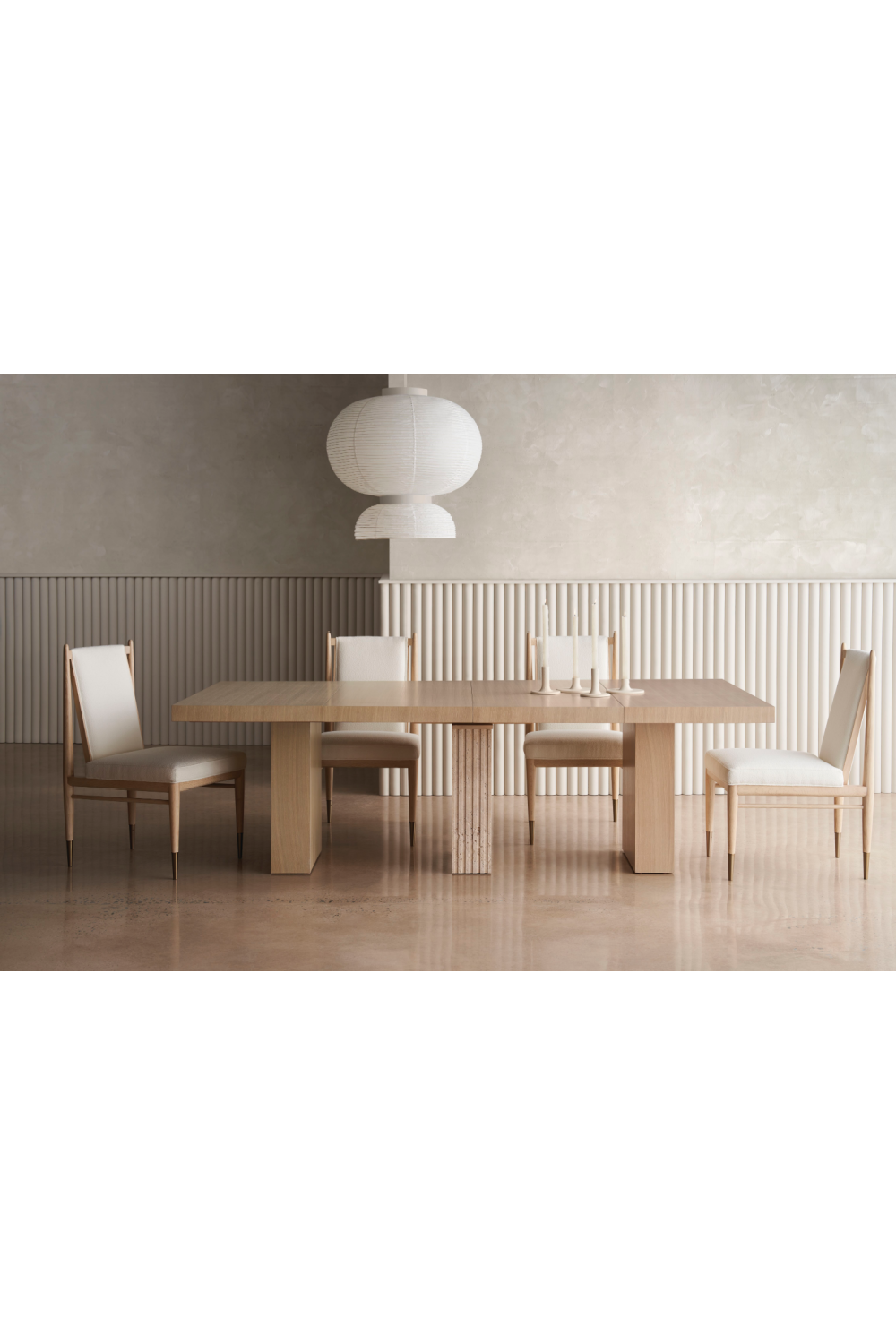 Oak Extendable Modern Dining Table | Caracole Unity | Caracole.eu.com