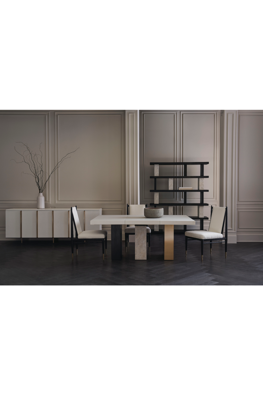 Oak Extendable Modern Dining Table | Caracole Unity | Caracole.eu.com