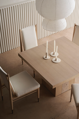 Bouclé Ivory Dining Chair | Caracole Unity | Caracole.eu.com