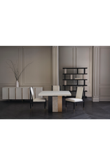 Bouclé Ivory Dining Chair | Caracole Unity | Caracole.eu.com