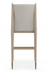 Ivory Bouclé Bar Stool | Caracole Unity | Caracole.eu.com