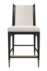 Ivory Bouclé Counter Stool | Caracole Unity | Caracole.eu.com