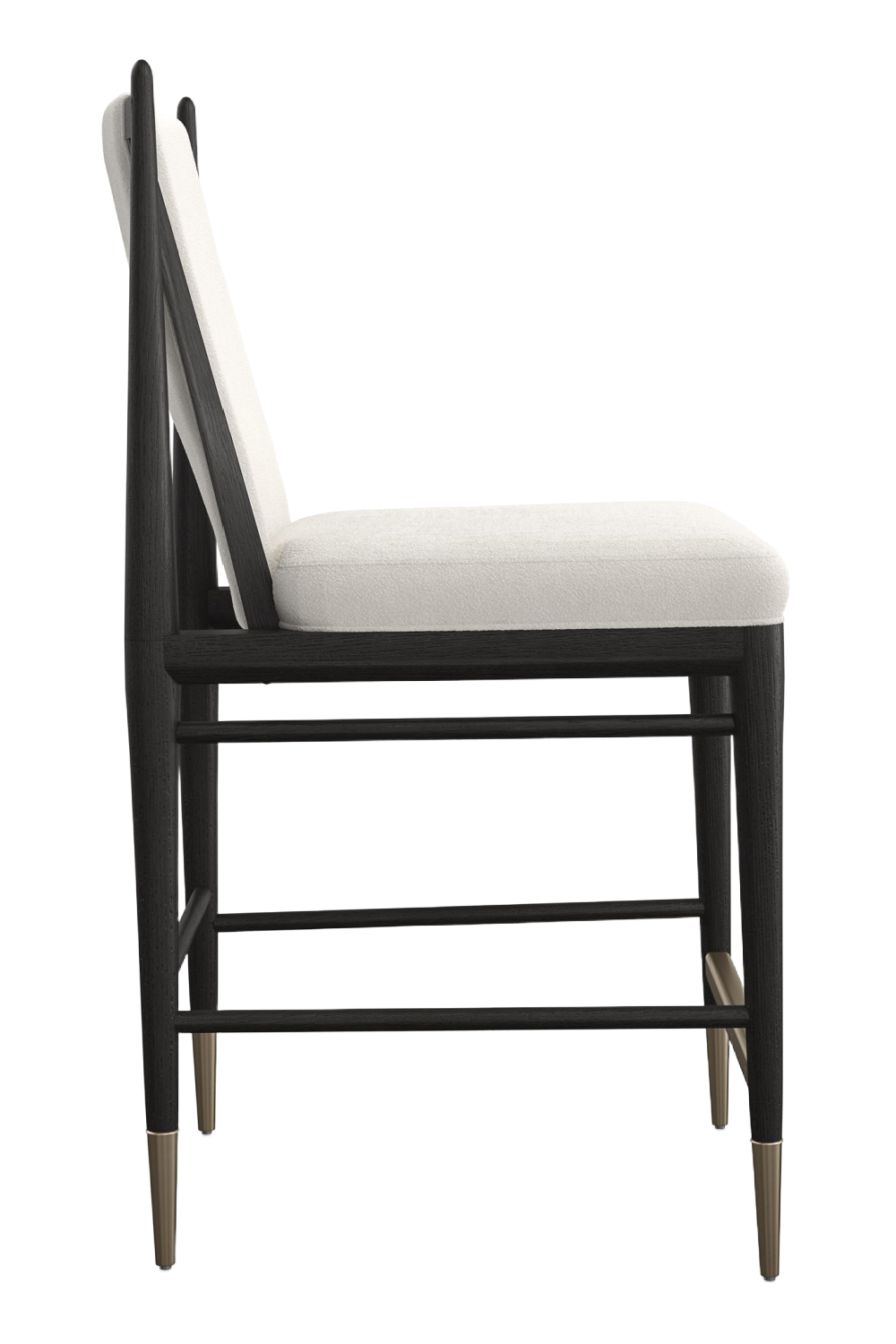 Ivory Bouclé Counter Stool | Caracole Unity | Caracole.eu.com