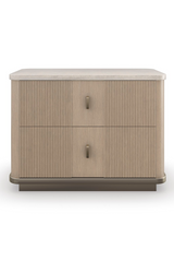 Oak Modern Nightstand | Caracole Rhythm | Oroa.com