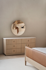Brown Leather Bed | Caracole Rhythm | Caracole.eu.com