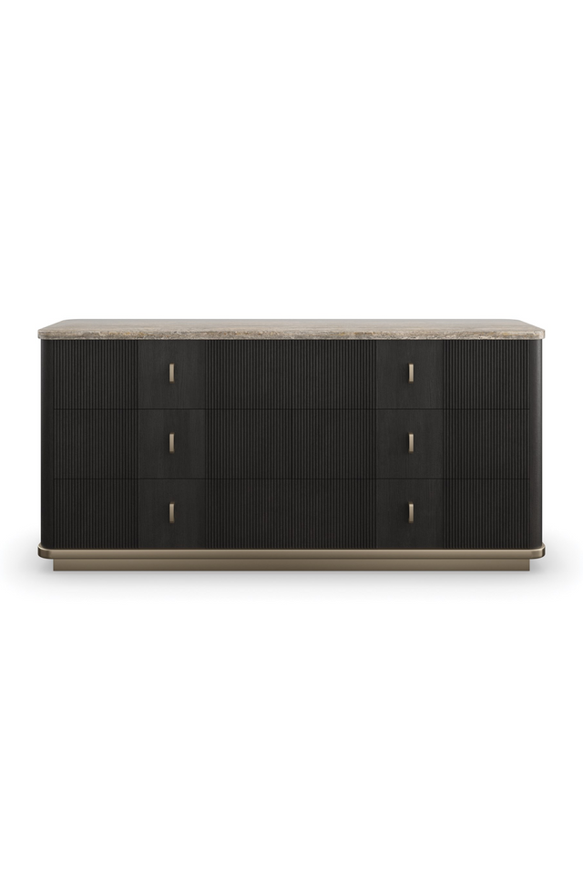 Black Ash 6-Door Dresser | Caracole Rhythm | Caracole.eu.com