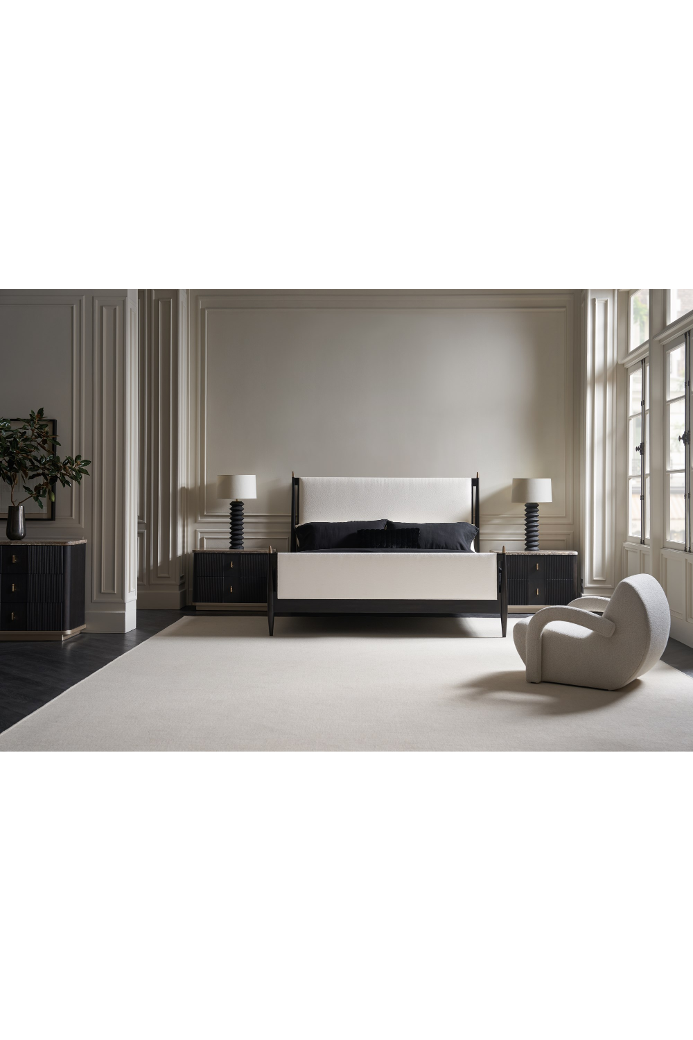 Black Ash 6-Door Dresser | Caracole Rhythm | Caracole.eu.com
