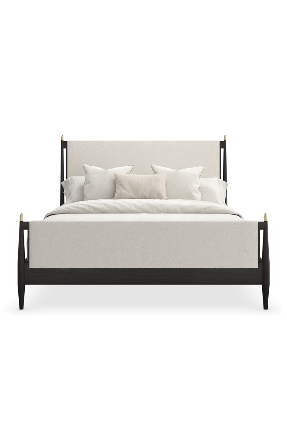 Ivory Bouclé Bed | Caracole Rhythm | Caracole.eu.com
