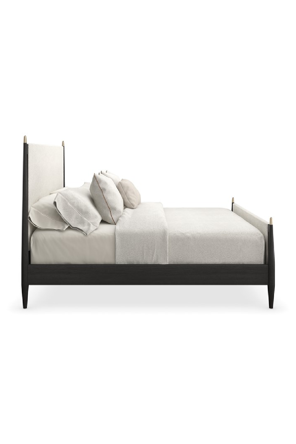 Ivory Bouclé Bed | Caracole Rhythm | Caracole.eu.com