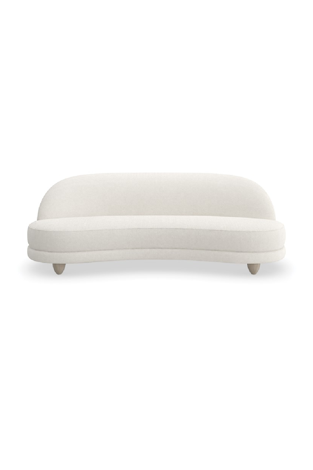 Bouclé Serpentine Sofa | Caracole Tulum | Caracole.eu.com