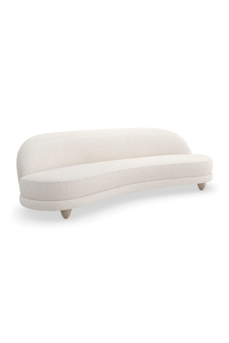 Bouclé Serpentine Sofa | Caracole Tulum | Caracole.eu.com