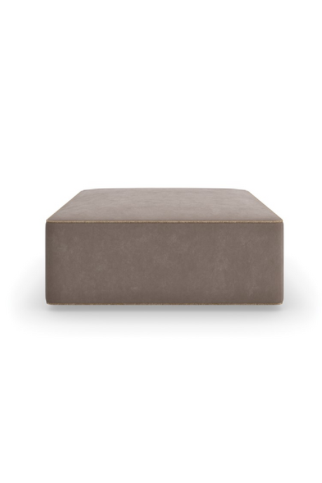 Brown Welted Sectional Sofa | Caracole Marbella | Caracole.eu.com
