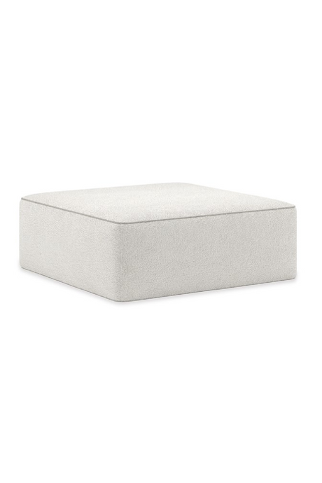 White Welted Sectional Sofa | Caracole Marbella | Caracole.eu.com