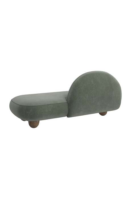 Green Velvet Chaise Lounge | Caracole Cypress | Caracole.eu.com