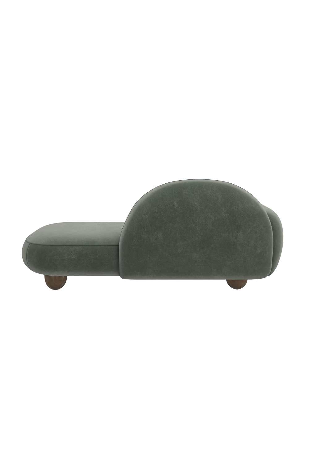 Green Velvet Chaise Lounge | Caracole Cypress | Caracole.eu.com