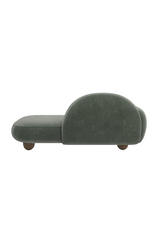 Green Velvet Chaise Lounge | Caracole Cypress | Caracole.eu.com