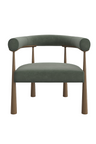 Curved Club Dining Chair | Caracole Bali | Caracole.eu.com