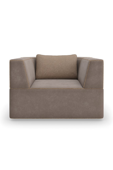 Warm Gray Lounge Chair | Caracole Marbella| Caracole.eu.com