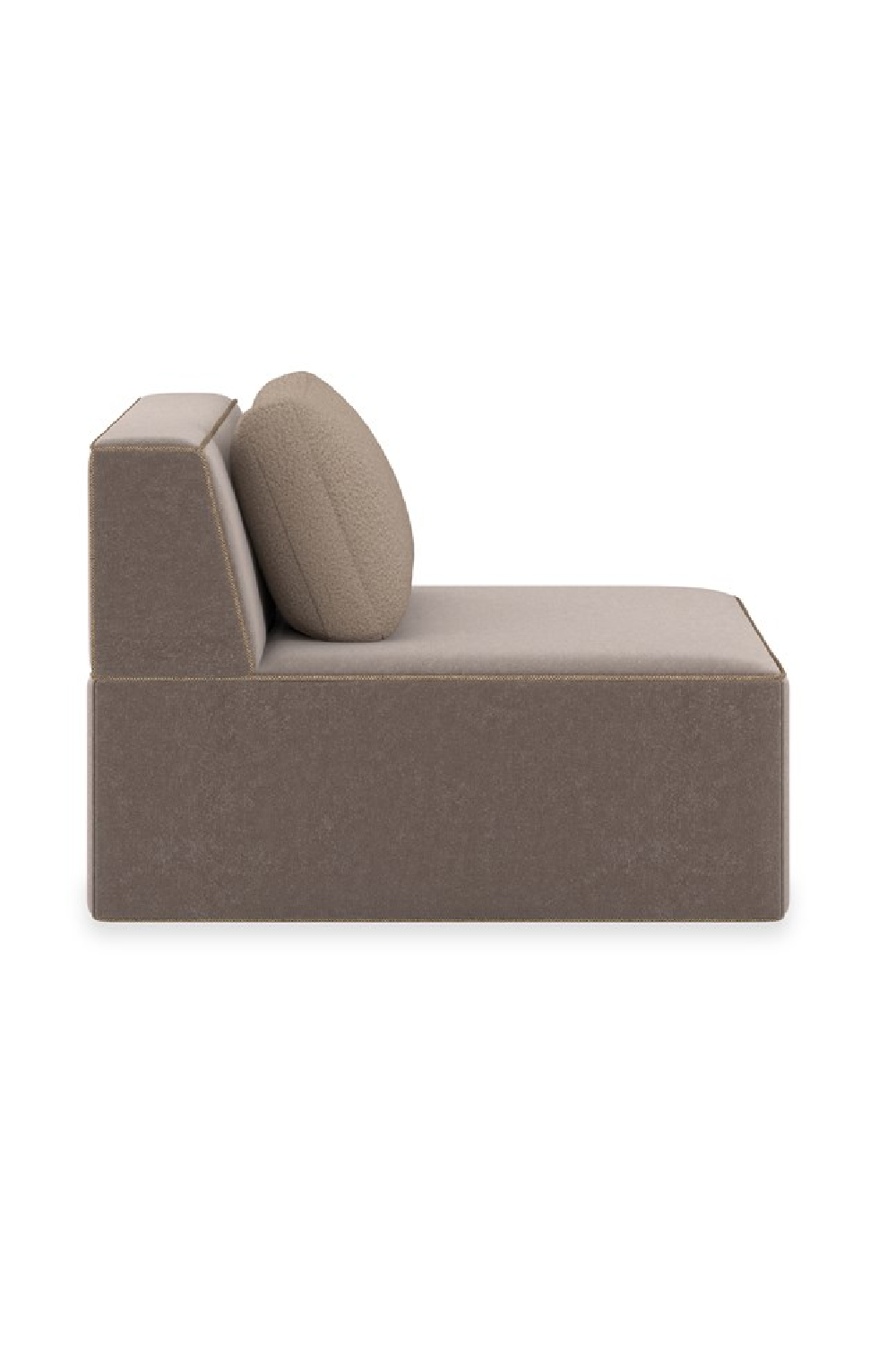 Brown Welted Sectional Sofa | Caracole Marbella | Caracole.eu.com