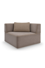 Brown Welted Sectional Sofa | Caracole Marbella | Caracole.eu.com