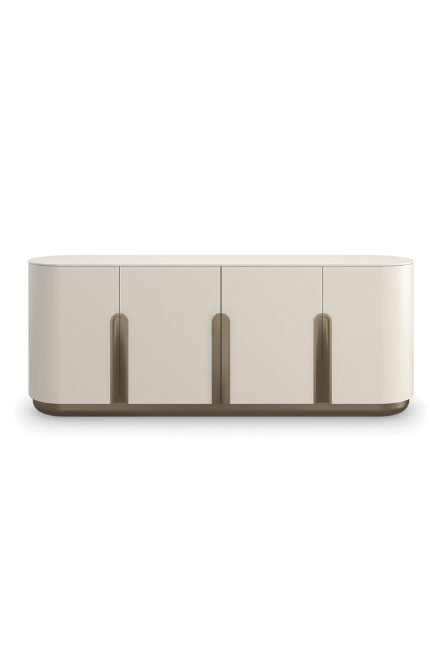 Bronze Hardware 4-Door Sideboard | Caracole Tangier | Caracole.eu.com