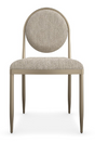 Oval-Back Bouclé Dining Chairs (2) | Caracole Capri | Caracole.eu.com